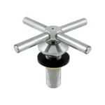 Glass Rinser, Four Spoke, Chrome