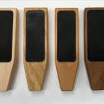 Tap Handle, Wood with Chalkboard Face Cherry, 6"