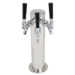 Column Tower Triple Faucet Chrome ABECO