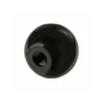 Faucet Knob Round (Ball) Black Plastic