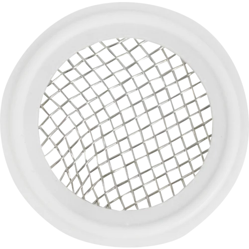 tri-clamp-teflon-gasket Tri-Clamp Gasket, 7 Mesh Screen, Teflon, 1.5" - Image 1