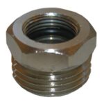 Reducer 1/2" NPT x 3/8" COMP, Chrome