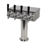 Tee Tower 4 Faucet SS 4" dia ABECO