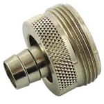 Faucet Cleaning Adapter, Faucet Thread x 3/8" Barb (Chrome)