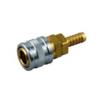 Quick Release Coupling Industrial Female x 5/16" Barb Brass/Steel