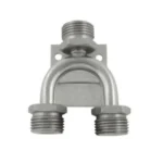 Wall Bracket, Y MBT 3/8" Bore SS