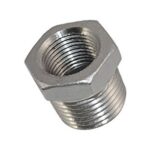 Reducer 1/4" FPT x 3/8" MPT SS