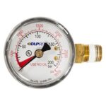 Pressure Gauge 0-3000 psi 1/4" MPT LHT