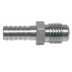Nipple 1/4" MFL x 1/4" Barb SS