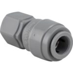 Push-In Fitting 8 mm (5/16") x 1/4" Female Flare Duotight