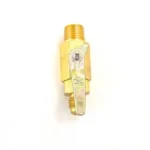 Shut-off Valve & Check-valve 1/4" MPT x 1/4" MFL Brass