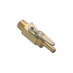 Shut-off Valve & Check-valve 1/4" MPT x 1/4" Barb Brass