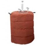 Keg Insulating Black Canvas Jacket - 1/4 bbl
