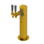 Column Tower Triple Faucet PVD Gold KDI