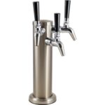 Column Tower Triple InterTap Faucet SS KOMOS