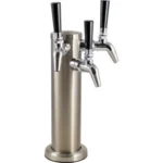 Column Tower Triple InterTap Faucet SS KOMOS