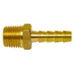 Hose Stem 1/4" MPT x 1/4" Barb Brass - Image 2