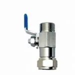 Shut-Off Valve Beer Thread 3/8" Bore SS ABECO