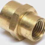 Reducer 1/4" FPT x 3/8" FPT Brass