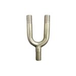 Y Splitter 1/4" Barbs (1" on center) SS WYE