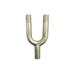 Y Splitter U-Bend Stem 1/4" Barbs (1" on center) SS