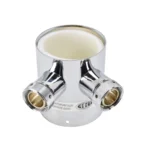 Tower Extension, Double Faucet, Chrome ABECO