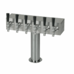 Tower, Tee, 6 Faucet, SS