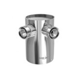 Tower Extension Double Faucet SS KDI