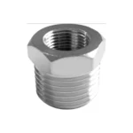 Reducer 1/2" MPT x 3/8" COMP, Chrome