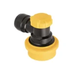 Duotight Flow Control Ball Lock Beverage Coupler with 8 mm Duotight Fitting