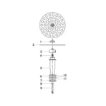 Adapter, Spacer, Glass Rinser, Micro Matic - Image 2