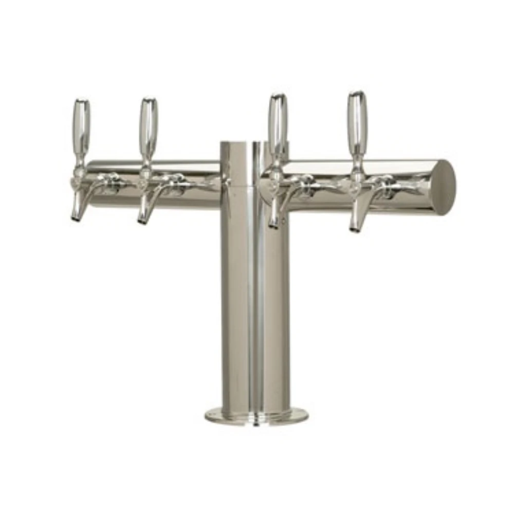 BG-04500.webp Tee Tower 4 Faucet SS Glycol Metropolis Micro Matic - Image 1