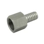 Hose Stem 1/4" FPT x 1/4" Barb SS