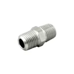 Hex Nipple 1/4" MPT X 1/4" MPT SS
