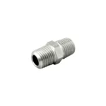 Hex Nipple 1/4" MPT X 1/4" MPT SS