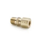 Union 3/8" COMPR x 3/8" MPT Brass