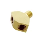 Y Splitter Gas 1/4" MPT x (2) 1/4" FPT Brass