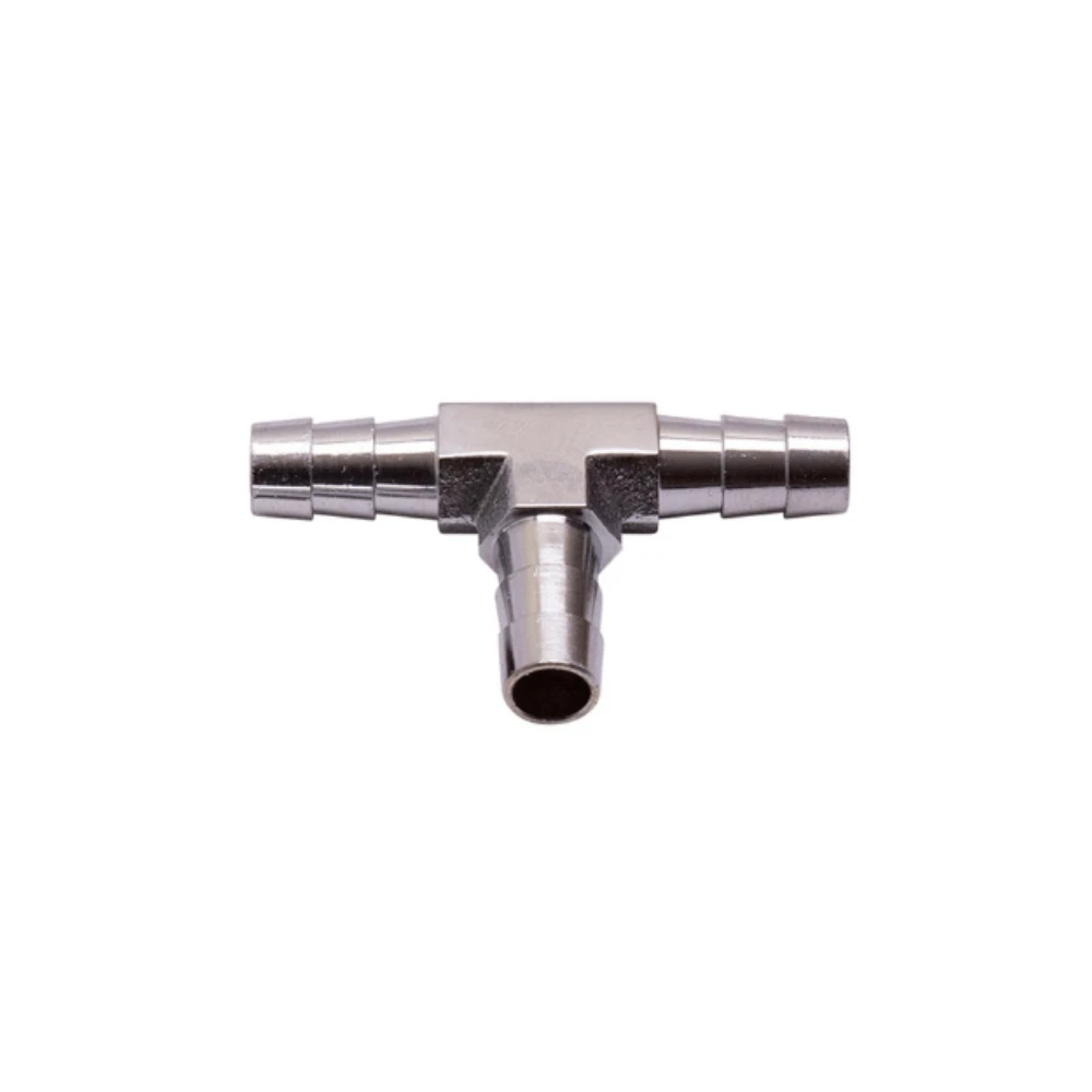 aa-06100.webp Hose Splicer Tee 5/16" Barbs Chrome - Image 1
