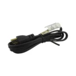 Service Cord 6' Grounded, Black