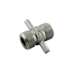 Wing Connector, Double Male Hex Nut SS