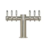 Tee Tower 6 Faucet SS Glycol Metropolis Micro Matic