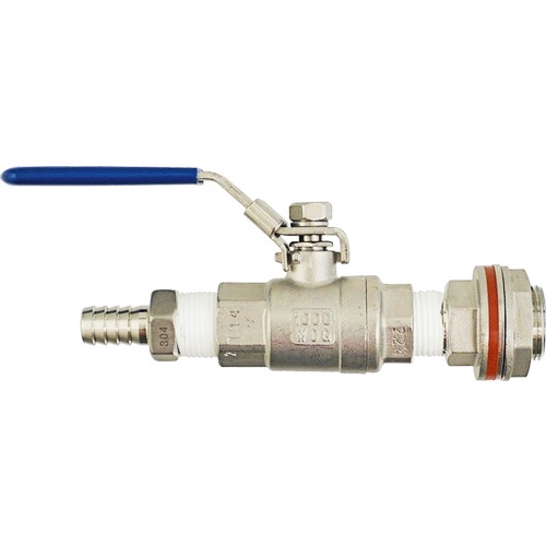 stainless-weldless-ball-valve-bulkhead-assembly.jpg Ball Valve & Bulkhead (Weldless) SS - Image 1