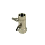 Swivel Adapter from Picnic Pump Piston to Sankey Coupler with Barbs