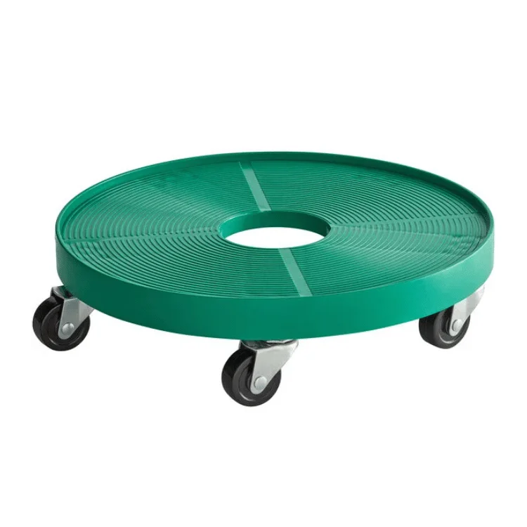 1104392.webp Keg Dolly 16" with Casters (fits 1/2 BBL Kegs) - Green - Image 1