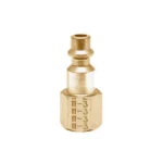 Quick Release Plug Industrial Male x 1/4" FPT Brass