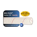 Tubing, Braided Polyethylene with Red Stripe 1/4" ID, by the Foot