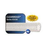 Tubing, Braided Vinyl 1/4" ID, 100' Roll